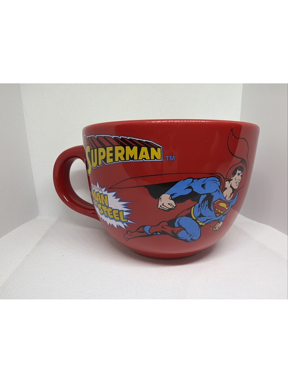 Superman Original Man of Steel Large Ceramic Cup Pre-Owned